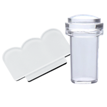 Load image into Gallery viewer, Kit di timbri per nail art in silicone con raschietto - Ozerty
