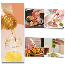 Load image into Gallery viewer, Bottiglia di olio in vetro con pennello - Ozerty
