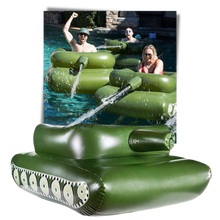 Load image into Gallery viewer, Galleggiante gonfiabile per piscina a carro armato - Ozerty
