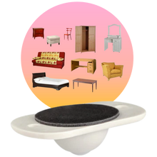 Load image into Gallery viewer, Ruota girevole per mobili adesiva - Ozerty
