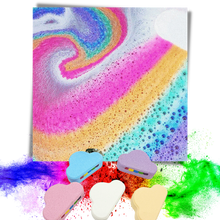 Load image into Gallery viewer, Bomba da bagno colorata al sale marino - Ozerty
