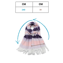 Load image into Gallery viewer, Sciarpa invernale da donna a quadri - Ozerty
