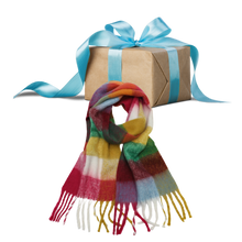 Load image into Gallery viewer, Sciarpa invernale da donna a quadri
