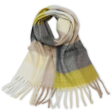 Load image into Gallery viewer, Sciarpa invernale da donna a quadri

