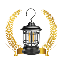 Carica l&#39;immagine nel visualizzatore di Gallery, Lanterna da campeggio retrò a LED - Ozerty
