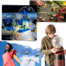 Load image into Gallery viewer, Bellissimo palloncino a LED con rosa - Ozerty
