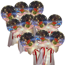 Load image into Gallery viewer, Bellissimo palloncino a LED con rosa

