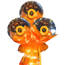 Load image into Gallery viewer, Bellissimo palloncino a LED con rosa
