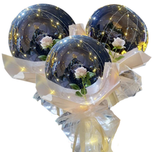 Load image into Gallery viewer, Bellissimo palloncino a LED con rosa
