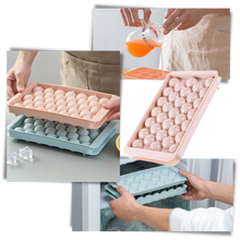 Load image into Gallery viewer, Set di vassoi per cubetti di ghiaccio rotondi - Ozerty
