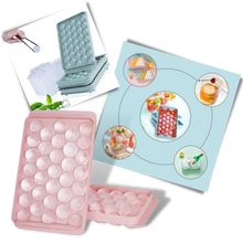 Load image into Gallery viewer, Set di vassoi per cubetti di ghiaccio rotondi - Ozerty
