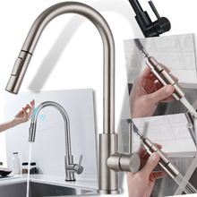 Load image into Gallery viewer, Rubinetto da cucina flessibile con sensore - Ozerty
