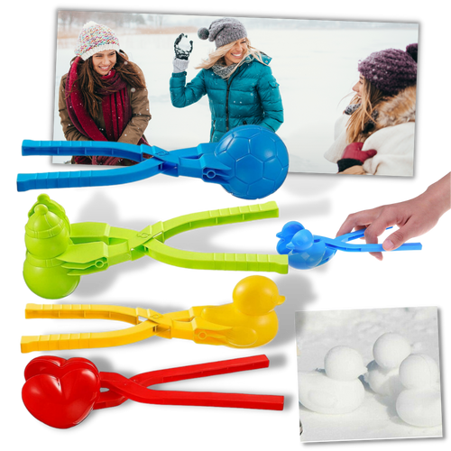 4 pezzi per la produzione di palle di neve  - Ozerty