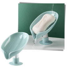 Load image into Gallery viewer, Portasapone a forma di foglia con drenaggio - Ozerty
