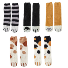 Load image into Gallery viewer, Calze invernali con zampa di gatto - Ozerty
