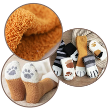Load image into Gallery viewer, Calze invernali con zampa di gatto - Ozerty
