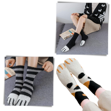 Load image into Gallery viewer, Calze invernali con zampa di gatto - Ozerty
