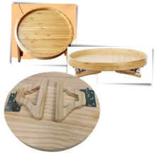 Load image into Gallery viewer, Tavolo pieghevole con braccioli in legno - Ozerty
