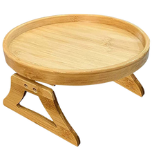 Load image into Gallery viewer, Tavolo pieghevole con braccioli in legno - Ozerty
