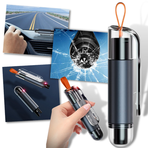 Strumento di sicurezza multifunzionale a martello - Ozerty