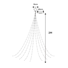 Carica l&#39;immagine nel visualizzatore di Gallery, Albero di natale cascata di luci fatate - Ozerty
