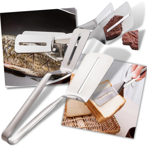 Spatola e pinze in acciaio inox - Ozerty