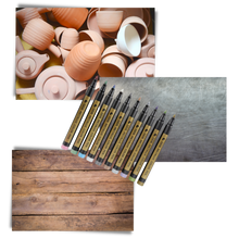 Load image into Gallery viewer, Confezione da 10 pennarelli colorati metallizzati - Ozerty
