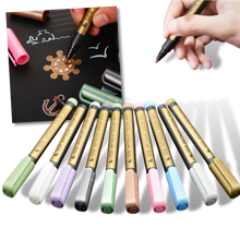 Load image into Gallery viewer, Confezione da 10 pennarelli colorati metallizzati - Ozerty
