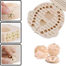 Load image into Gallery viewer, Scatola di legno per denti da latte
