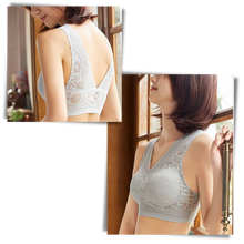Load image into Gallery viewer, Reggiseno di pizzo traspirante senza cuciture
