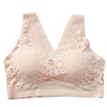 Load image into Gallery viewer, Reggiseno di pizzo traspirante senza cuciture
