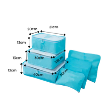 Load image into Gallery viewer, Set di 6 piccole borse da viaggio per valigie - Ozerty
