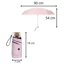 Carica l&#39;immagine nel visualizzatore di Gallery, Ombrello tascabile con protezione UV - Ozerty
