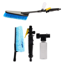 Load image into Gallery viewer, Kit di spazzole per la pulizia dell&#39;auto pieghevole - Ozerty
