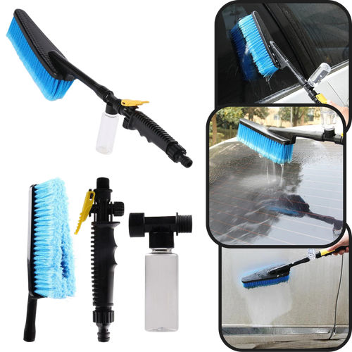 Kit di spazzole per la pulizia dell'auto pieghevole - Ozerty