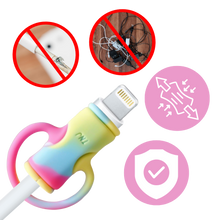 Carica l&#39;immagine nel visualizzatore di Gallery, Avvolgicavo in silicone 2 in 1 - Ozerty
