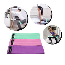 Load image into Gallery viewer, Set di 3 pezzi di bande elastiche di resistenza
