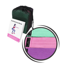 Load image into Gallery viewer, Set di 3 pezzi di bande elastiche di resistenza - Ozerty
