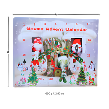 Load image into Gallery viewer, Calendario dell&#39;Avvento degli gnomi con conto alla rovescia di 31 giorni - Ozerty
