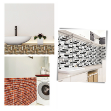 Carica l&#39;immagine nel visualizzatore di Gallery, Piastrelle per pareti autoadesive 3d in foam - Ozerty

