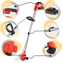 Load image into Gallery viewer, Tagliaerba a batteria 3 in 1 - Ozerty
