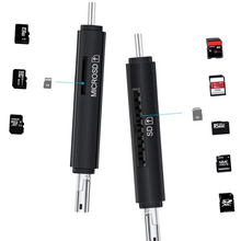 Load image into Gallery viewer, Lettore di schede di memoria SD 3 in 1
