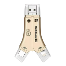 Load image into Gallery viewer, USB 4-in-1 per telefoni -Oro - Ozerty
