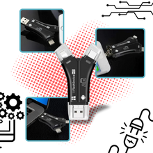 Load image into Gallery viewer, USB 4-in-1 per telefoni - Ozerty
