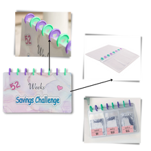 Load image into Gallery viewer, Raccoglitore di risparmio completo per 52 settimane - Ozerty
