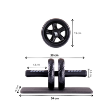 Load image into Gallery viewer, Rullo per addominali con impugnature imbottite - Ozayti
