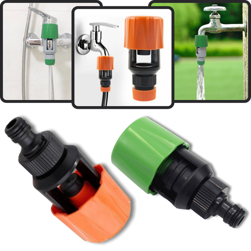 Connettore universale per tubo da giardino e rubinetto per cucina - Ozerty
