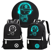 Load image into Gallery viewer, Zaino luminoso per laptop in stile anime - Ozerty
