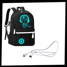 Load image into Gallery viewer, Zaino luminoso per laptop in stile anime - Ozerty
