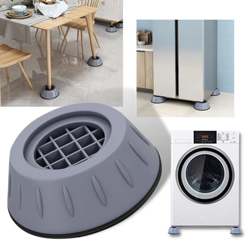 Confezione di 4 cuscinetti di gomma antivibrazione - Ozerty